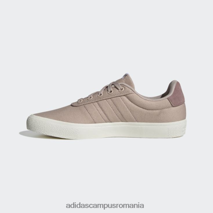 adidas campus romania taupe vulc raid3r lifestyle skateboarding pantofi de branding cu 3 dungi femei taupe/alb/violet J266N221970
