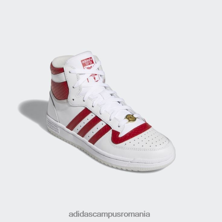 adidas campus romania top ten rb pantofi roșii femei alb/rosu/gri J266N222245