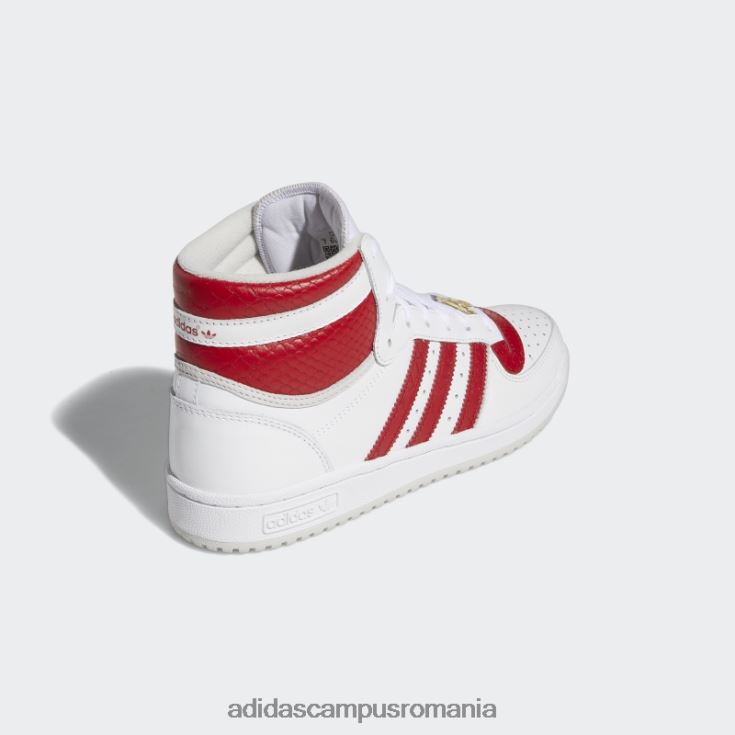 adidas campus romania top ten rb pantofi roșii femei alb/rosu/gri J266N222245