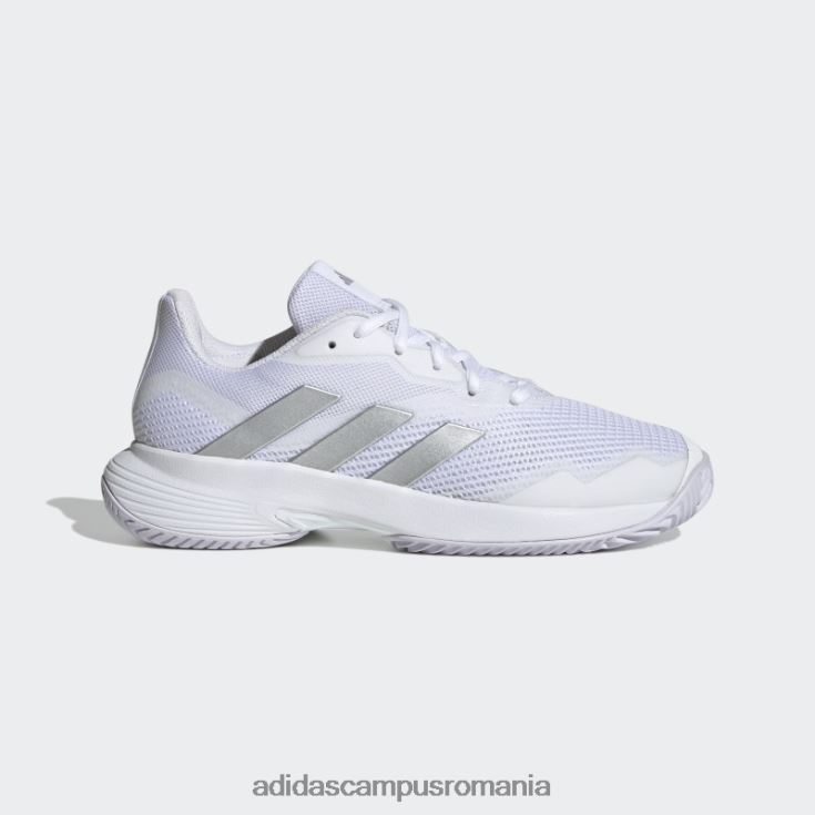 adidas campus romania fashion courtjam control pantofi de tenis argintii femei alb/argintiu J266N215978