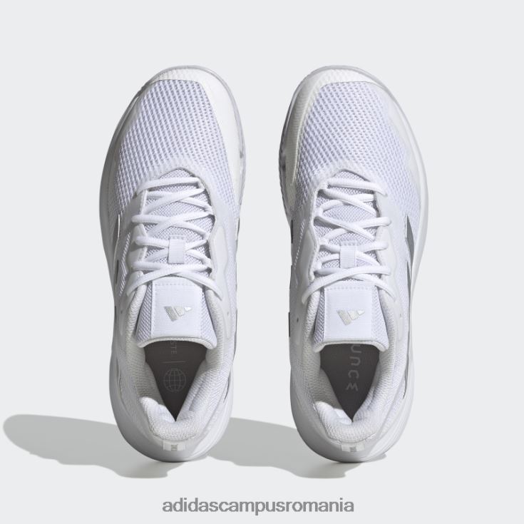 adidas campus romania fashion courtjam control pantofi de tenis argintii femei alb/argintiu J266N215978