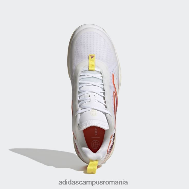 adidas campus romania pantofi avacourt zero metalic femei alb/zero metalic/galben J266N216287