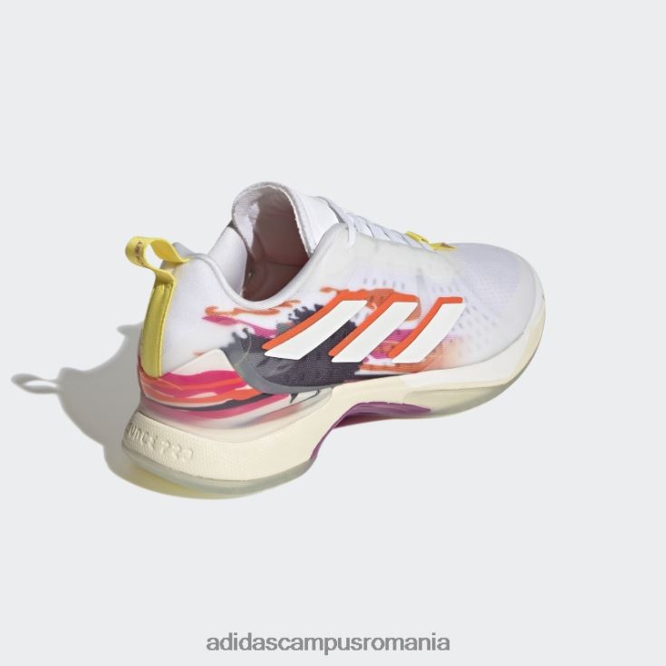 adidas campus romania pantofi avacourt zero metalic femei alb/zero metalic/galben J266N216287