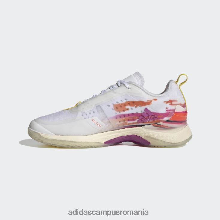 adidas campus romania pantofi avacourt zero metalic femei alb/zero metalic/galben J266N216287