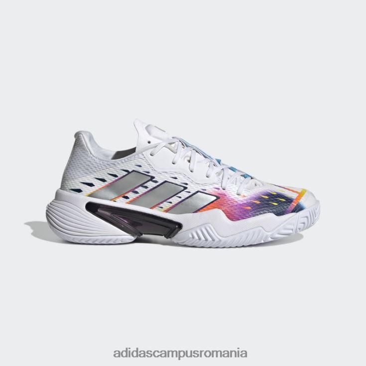 adidas campus romania pantofi de tenis baricade argintii femei alb/argintiu/cian J266N216284