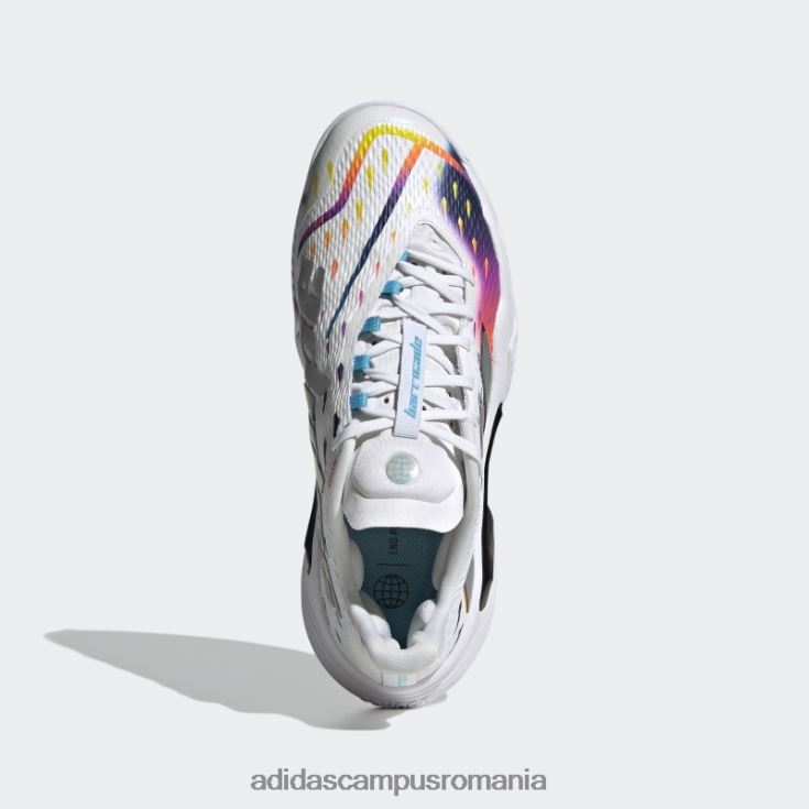 adidas campus romania pantofi de tenis baricade argintii femei alb/argintiu/cian J266N216284