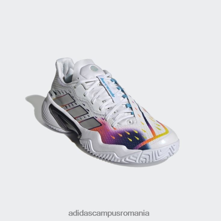 adidas campus romania pantofi de tenis baricade argintii femei alb/argintiu/cian J266N216284