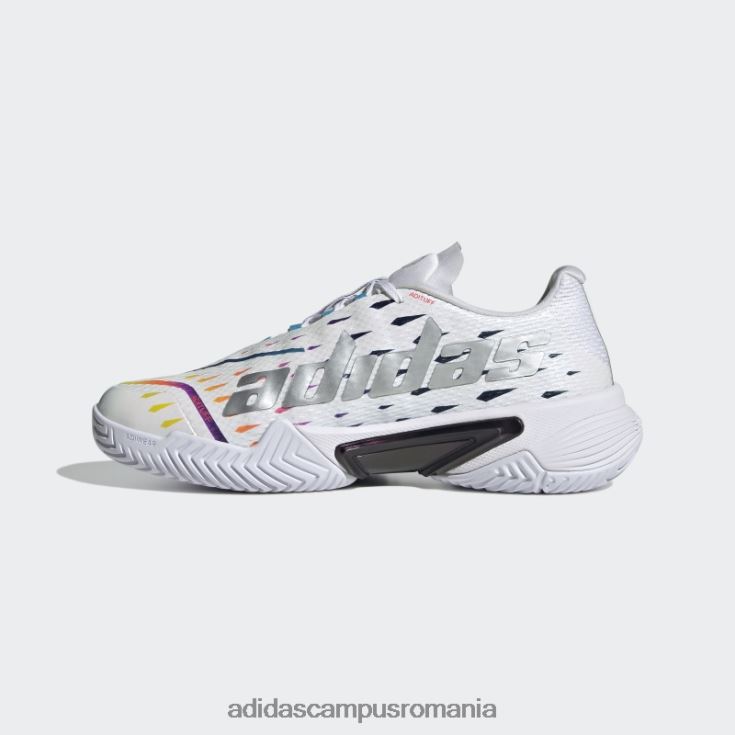 adidas campus romania pantofi de tenis baricade argintii femei alb/argintiu/cian J266N216284
