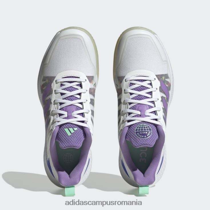 adidas campus romania pantofi de tenis de viteză sfidătoare violet femei alb/violet/albastru J266N28544
