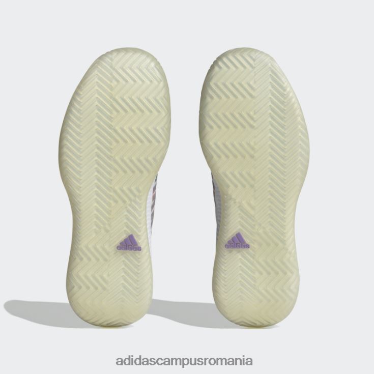 adidas campus romania pantofi de tenis de viteză sfidătoare violet femei alb/violet/albastru J266N28544