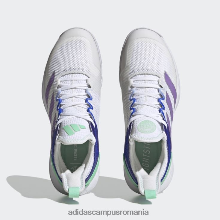 adidas campus romania tenisi albi adizero ubersonic 4 femei alb/violet/argintiu J266N21997