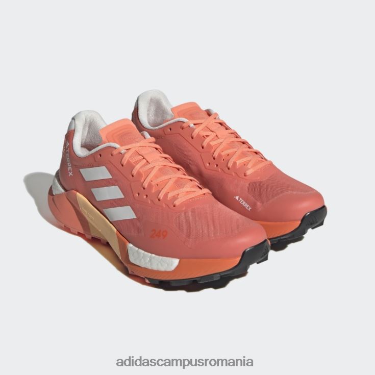 adidas campus romania pantofi de alergare coral terrex agravic ultra trail femei coral/alb/portocaliu J266N216085