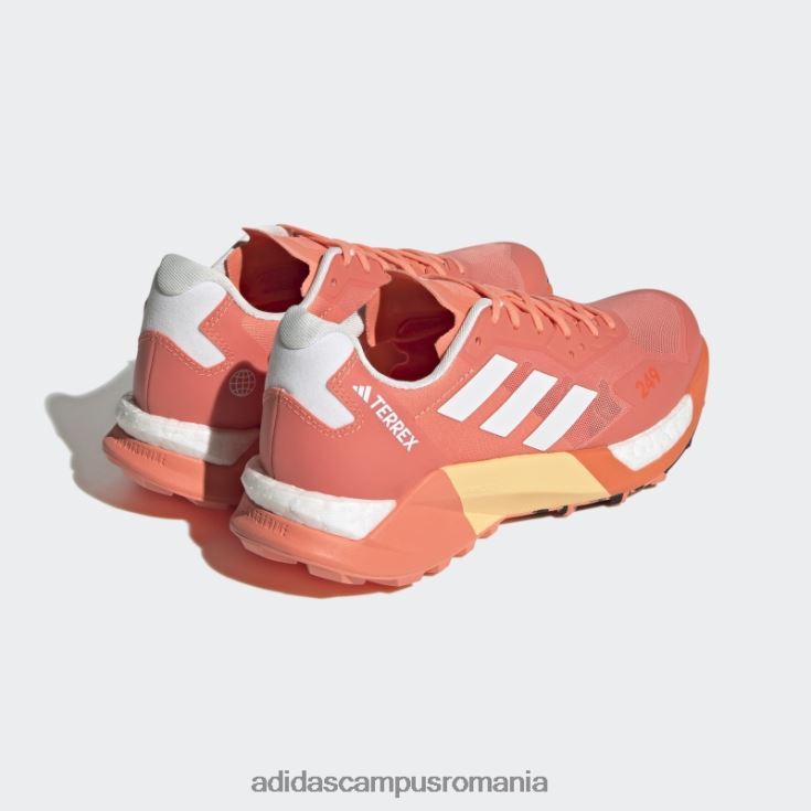 adidas campus romania pantofi de alergare coral terrex agravic ultra trail femei coral/alb/portocaliu J266N216085
