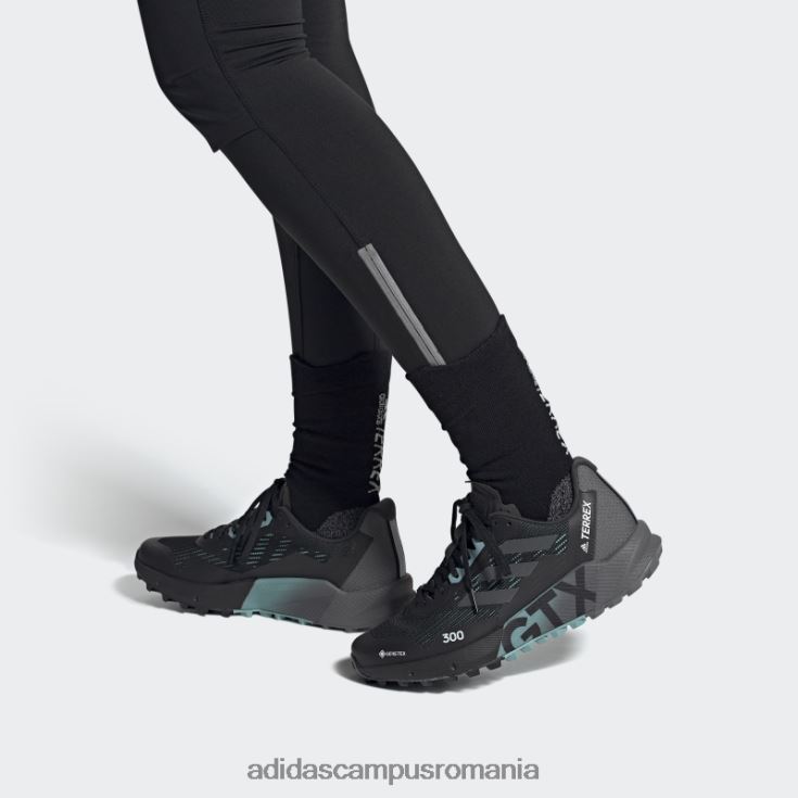 adidas campus romania pantofi de alergare pe trail mint ton terrex agravic flow 2.0 gore-tex femei negru/gri/mentă ton J266N216280