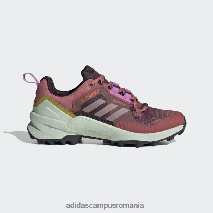 adidas campus romania pantofi de drumeție terrex swift r3 gore-tex roșii femei roșu/violet/liliac J266N28743
