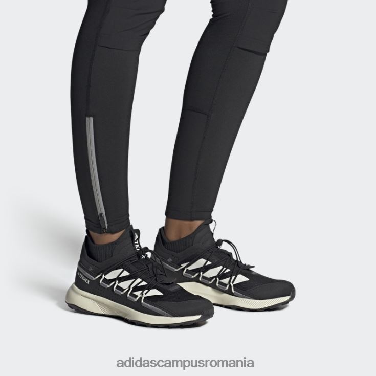 adidas campus romania pantofi de voiaj negri terrex voyager 21 femei negru/alb/gri J266N216348