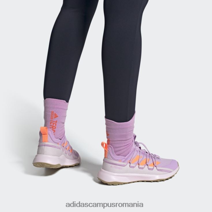 adidas campus romania pantofi de voiaj panza terrex voyager 21 lila femei liliac/portocaliu fascicul/roz J266N28749