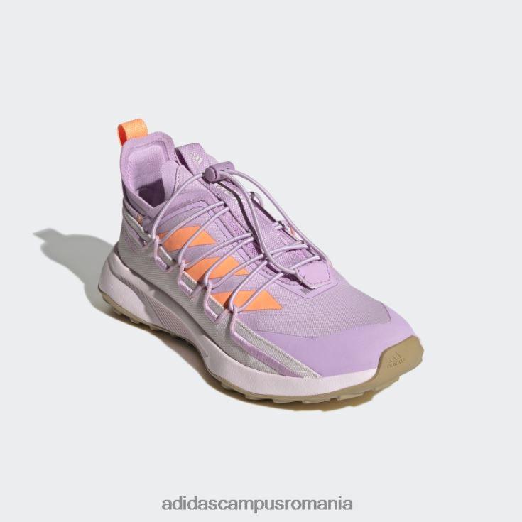 adidas campus romania pantofi de voiaj panza terrex voyager 21 lila femei liliac/portocaliu fascicul/roz J266N28749