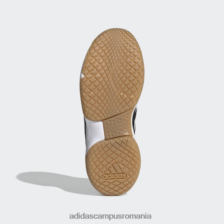adidas campus romania ligra 7 pantofi de interior negru femei alb negru J266N216099