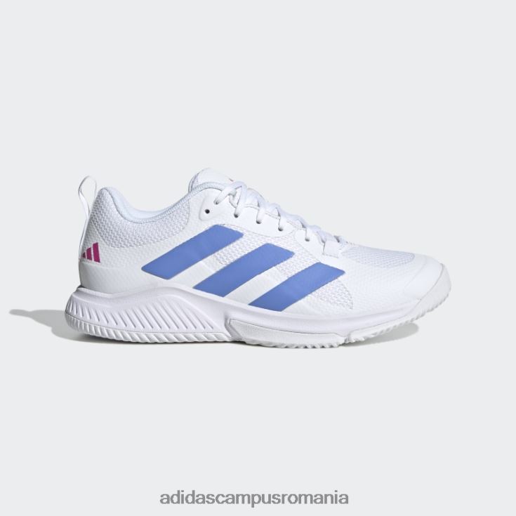 adidas campus romania pantofi alb pentru echipa bounce 2.0 adidas femei alb/albastru/fucsia J266N216137
