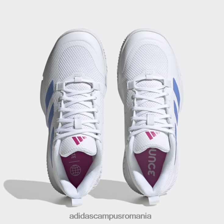 adidas campus romania pantofi alb pentru echipa bounce 2.0 adidas femei alb/albastru/fucsia J266N216137