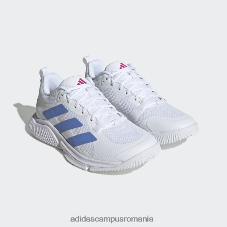 adidas campus romania pantofi alb pentru echipa bounce 2.0 adidas femei alb/albastru/fucsia J266N216137