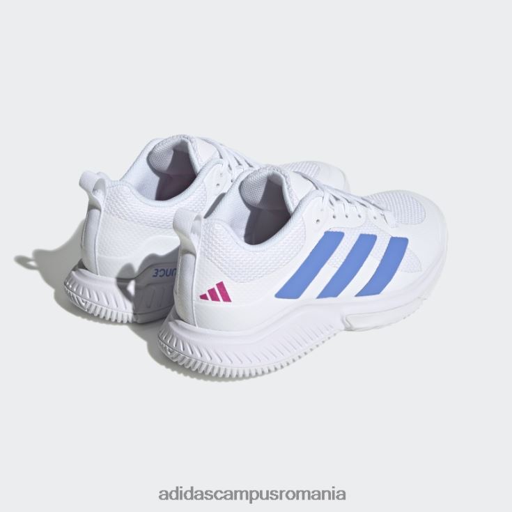 adidas campus romania pantofi alb pentru echipa bounce 2.0 adidas femei alb/albastru/fucsia J266N216137
