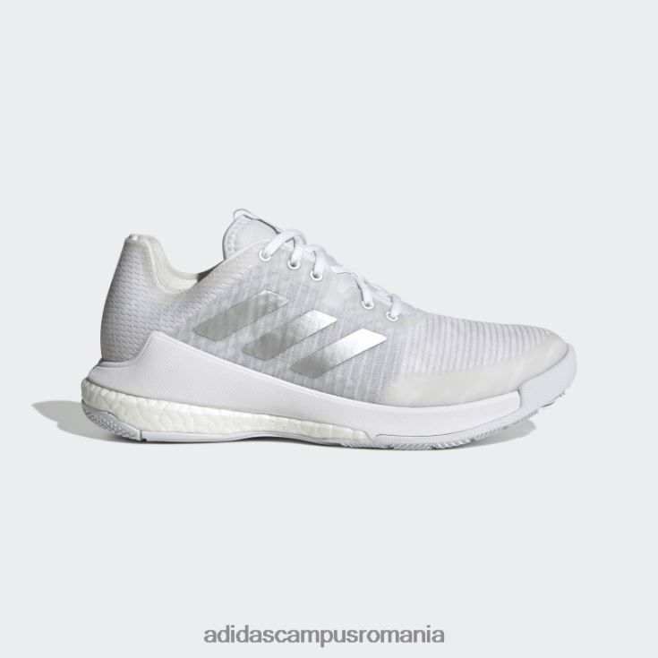 adidas campus romania pantofi albi crazyflight femei alb/argintiu J266N216115