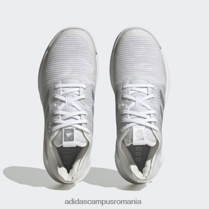 adidas campus romania pantofi albi crazyflight femei alb/argintiu J266N216115
