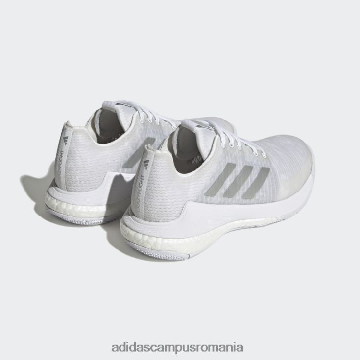 adidas campus romania pantofi albi crazyflight femei alb/argintiu J266N216115