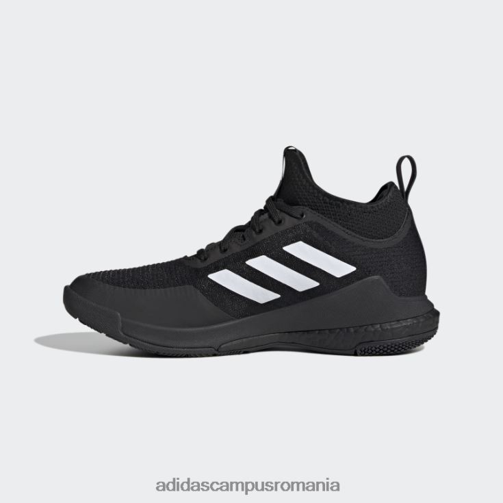 adidas campus romania pantofi crazyflight mid negri adidas femei negru/alb/carbon J266N216104