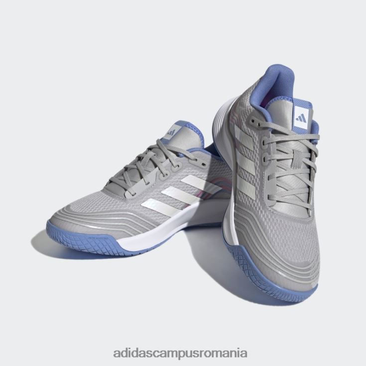adidas campus romania pantofi de volei novaflight gri adidas femei zori gri/alb/argintii J266N216083