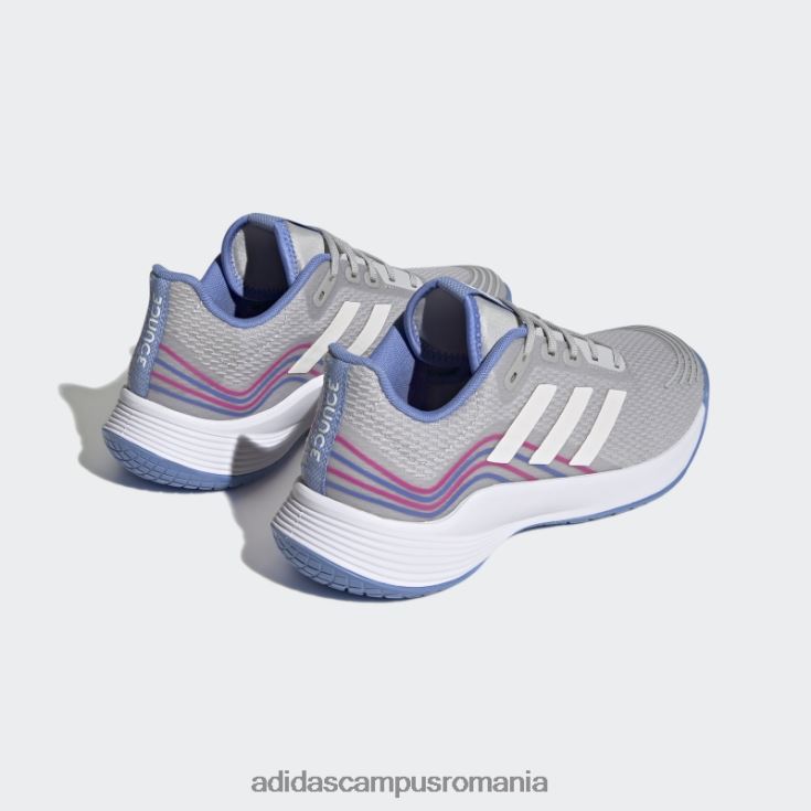 adidas campus romania pantofi de volei novaflight gri adidas femei zori gri/alb/argintii J266N216083