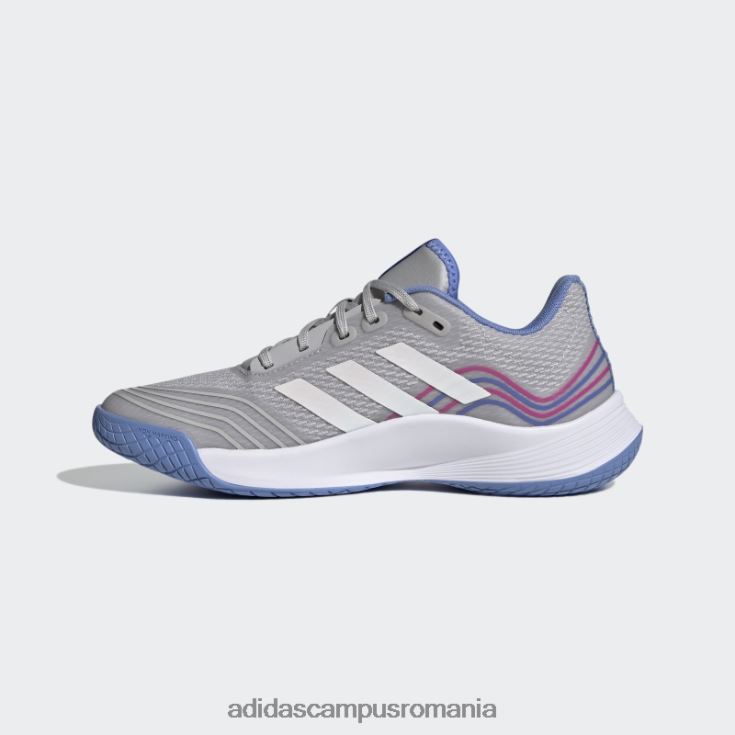 adidas campus romania pantofi de volei novaflight gri adidas femei zori gri/alb/argintii J266N216083