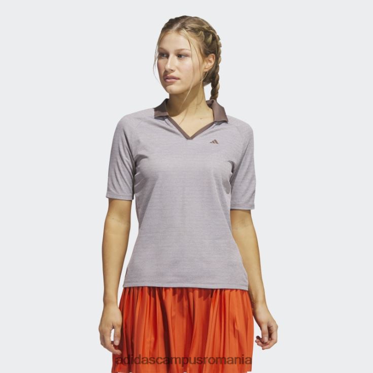 adidas campus romania Earth ultimate365 tour neprezentare tricou polo de golf cu jumătate de mânecă femei Pământ J266N222816