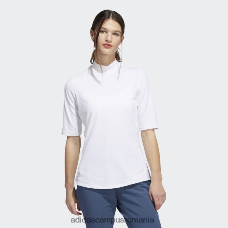 adidas campus romania Essentials mock polo shirt alb femei alb J266N222688