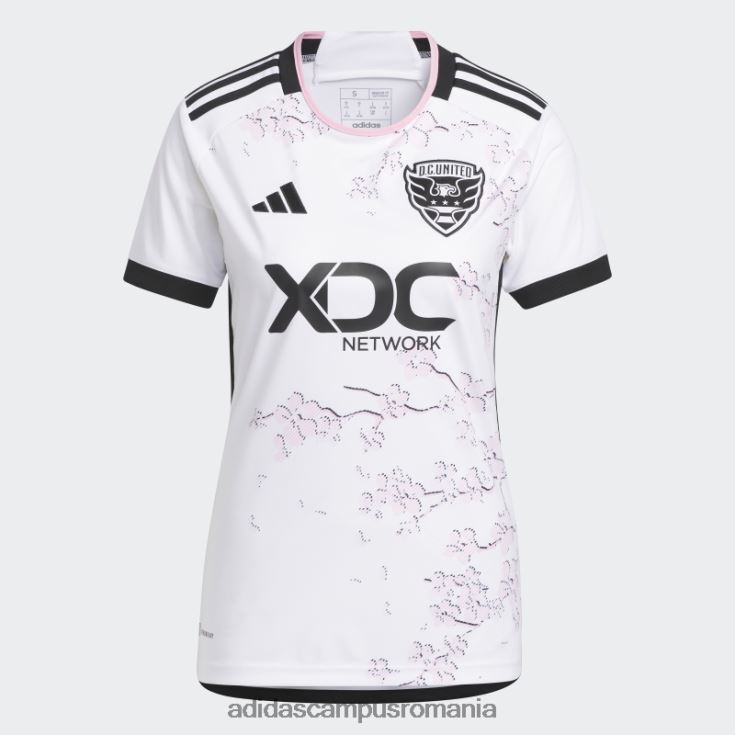 adidas campus romania alb d.c. tricoul united 23/24 deplasare femei alb J266N222907