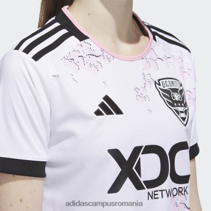 adidas campus romania alb d.c. tricoul united 23/24 deplasare femei alb J266N222907