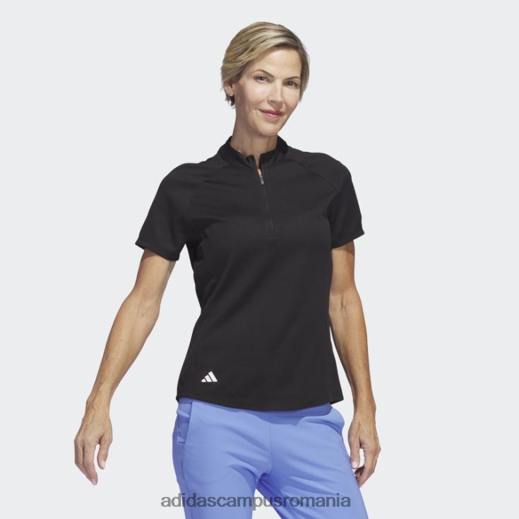 adidas campus romania polo de golf texturat negru adidas femei negru J266N222848