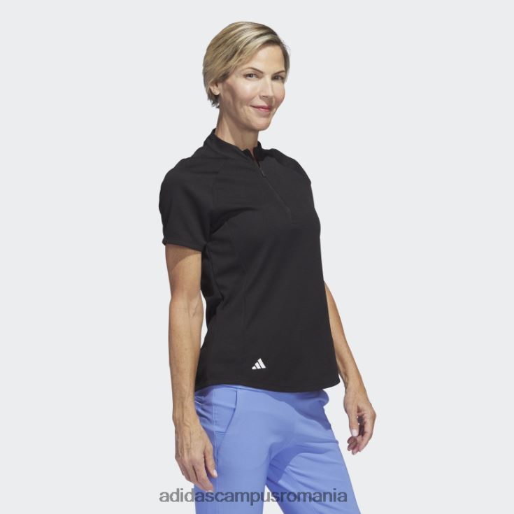adidas campus romania polo de golf texturat negru adidas femei negru J266N222848