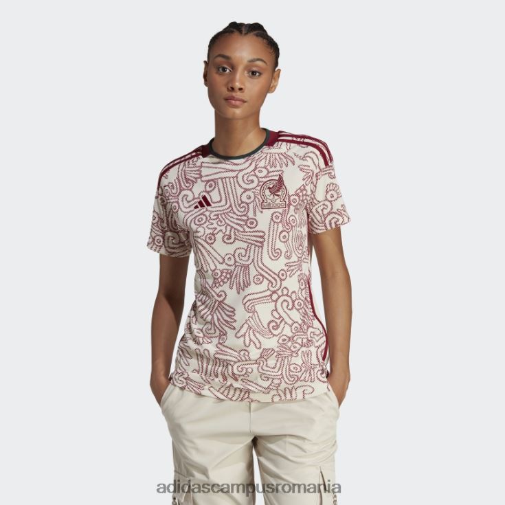 adidas campus romania tricou alb Mexic 22 deplasare femei alb J266N222601