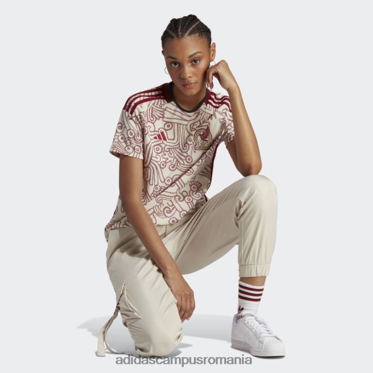 adidas campus romania tricou alb Mexic 22 deplasare femei alb J266N222601