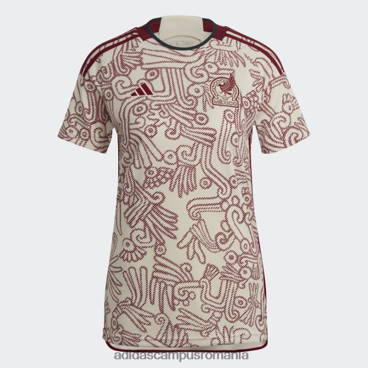adidas campus romania tricou alb Mexic 22 deplasare femei alb J266N222601