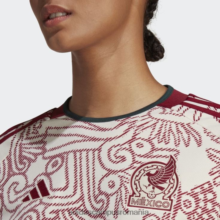 adidas campus romania tricou alb Mexic 22 deplasare femei alb J266N222601