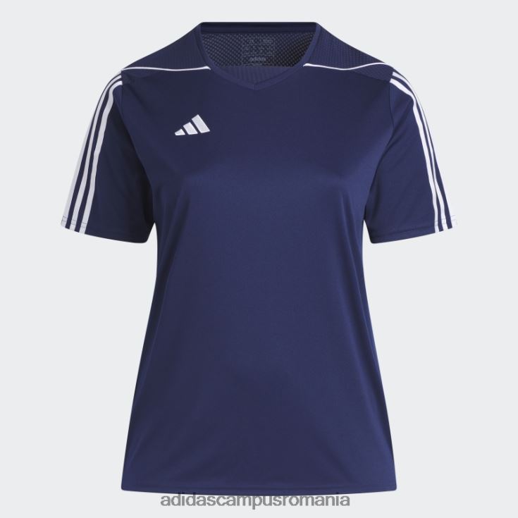 adidas campus romania tricou elegant Tiro 23 League alb femei bleumarin/alb J266N222743