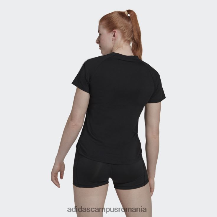 adidas campus romania tricou hilo negru femei alb negru J266N222600
