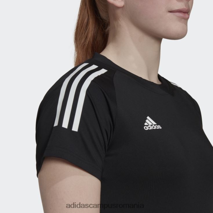 adidas campus romania tricou hilo negru femei alb negru J266N222600