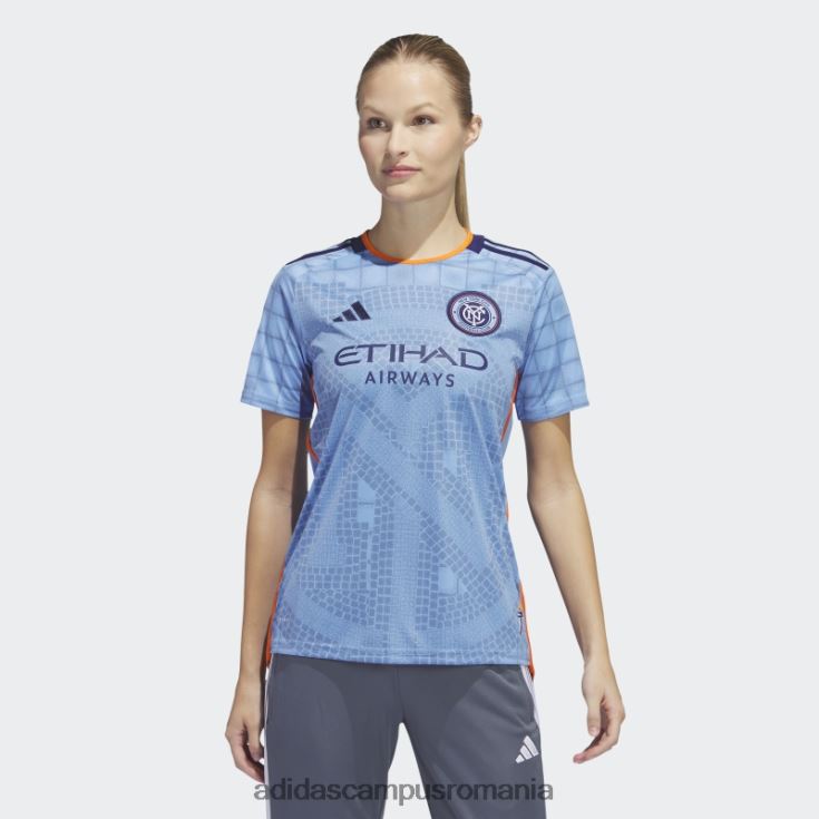 adidas campus romania tricou home adidas, albastru deschis, new york city fc 23/24 bahia femei bahia albastru deschis J266N222953