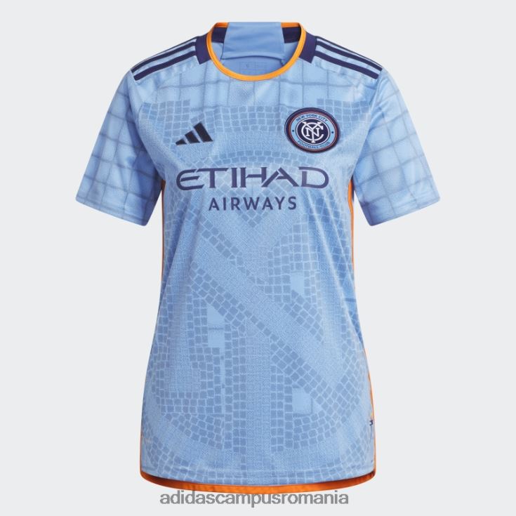 adidas campus romania tricou home adidas, albastru deschis, new york city fc 23/24 bahia femei bahia albastru deschis J266N222953