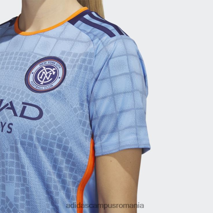 adidas campus romania tricou home adidas, albastru deschis, new york city fc 23/24 bahia femei bahia albastru deschis J266N222953